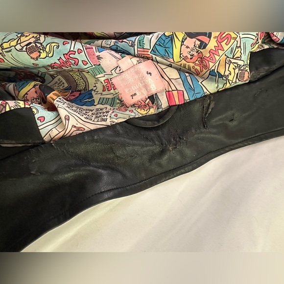 Betty & Veronica by Christian Francis Roth faux vegan Harper motorcycle jacket L - Picture 7 of 10